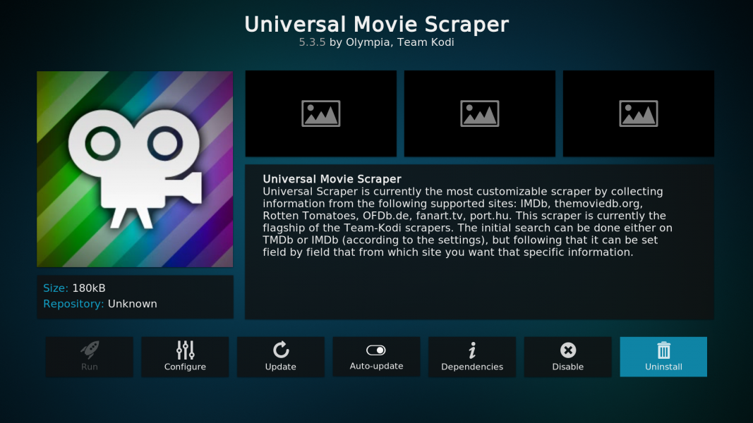 Universal Movie Scraper
